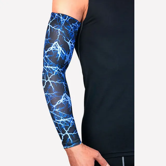 1PCS Breathable Sports Safety Elbow Arm Volleyball Cycling Basketball Elastic Long Arm Sleeve Soft Elbow Support Protector