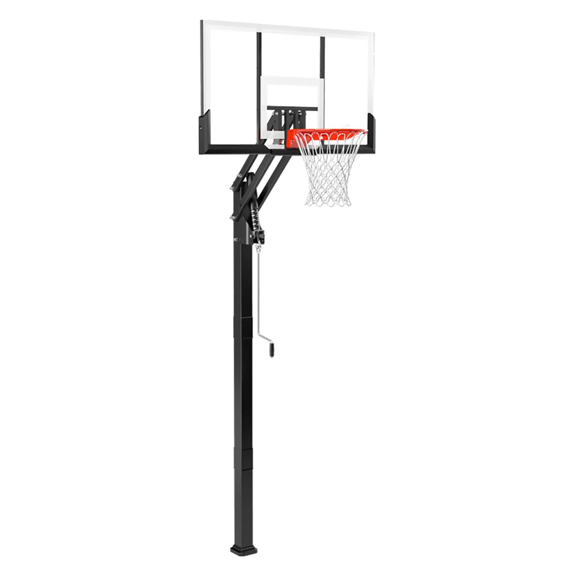 54 Inch Acrylic U-Turn In Ground Basketball System - new 2023-24 model