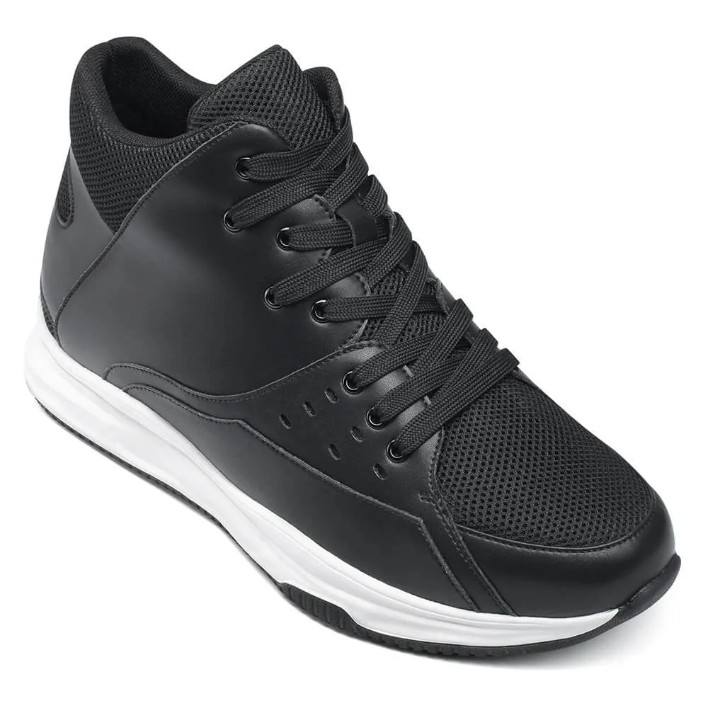 9 CM / 3.54 Inches CMR CHAMARIPA Elevate Your Game with CMR CHAMARIPA Height-Increasing High-Top Basketball Sneakers