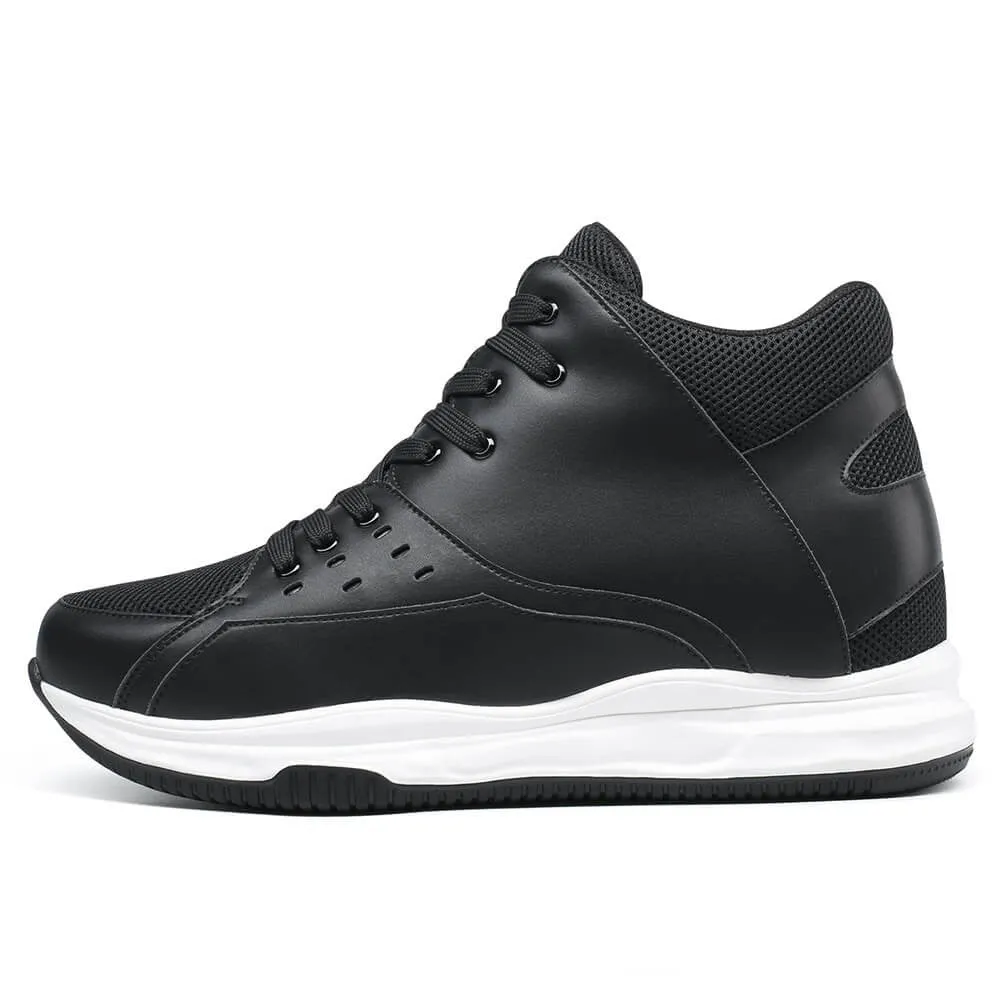 9 CM / 3.54 Inches CMR CHAMARIPA Elevate Your Game with CMR CHAMARIPA Height-Increasing High-Top Basketball Sneakers