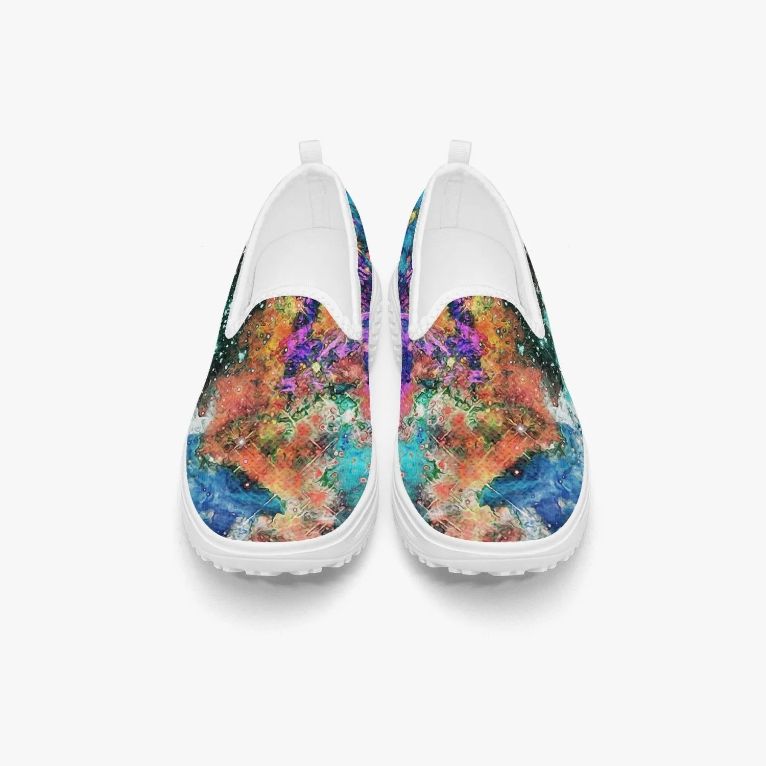 Acquiesce Apothos Psychedelic Split-Style Women's Slip-On Mesh Rocking Shoes