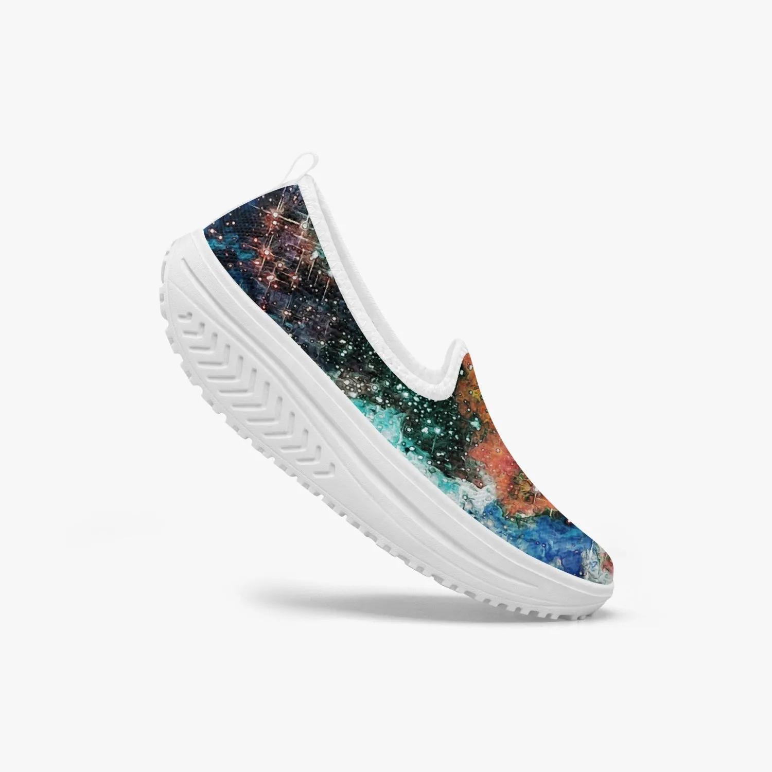 Acquiesce Apothos Psychedelic Split-Style Women's Slip-On Mesh Rocking Shoes