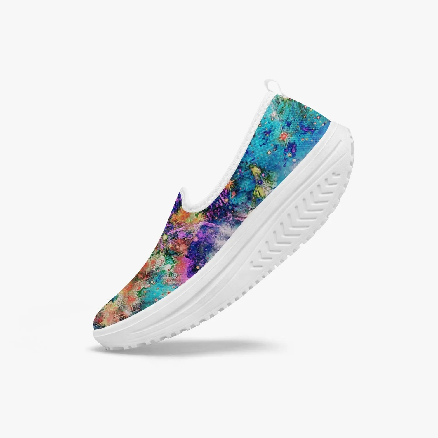 Acquiesce Apothos Psychedelic Split-Style Women's Slip-On Mesh Rocking Shoes