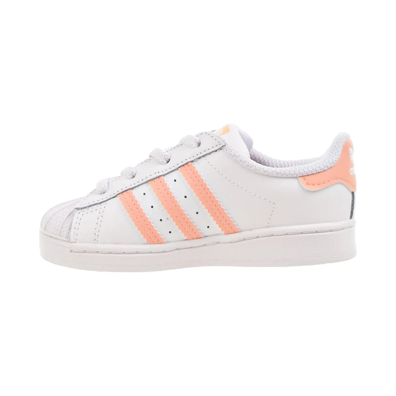 Adidas Superstar EL I Toddlers' Shoes Footwear White-Haze Coral-Footwear White