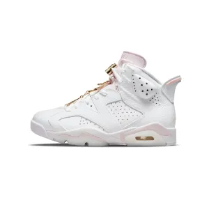 Air Jordan Womens 6 Retro Gold Hoop Shoes