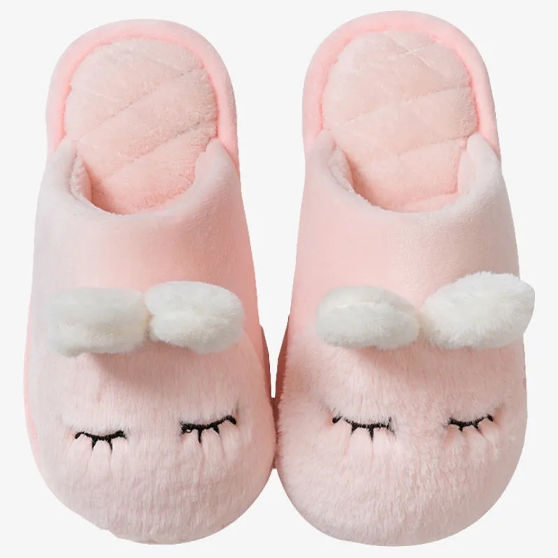 Animal Boys and Girls Indoor Furry Slippers Home Furry Children's Cotton Slippers