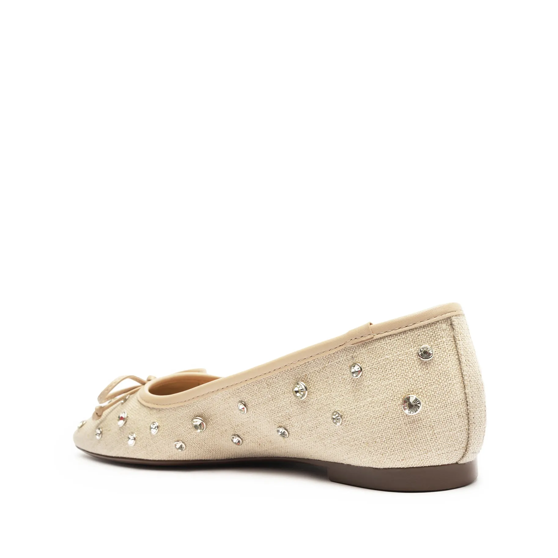 Arissa Shine Linen Flat