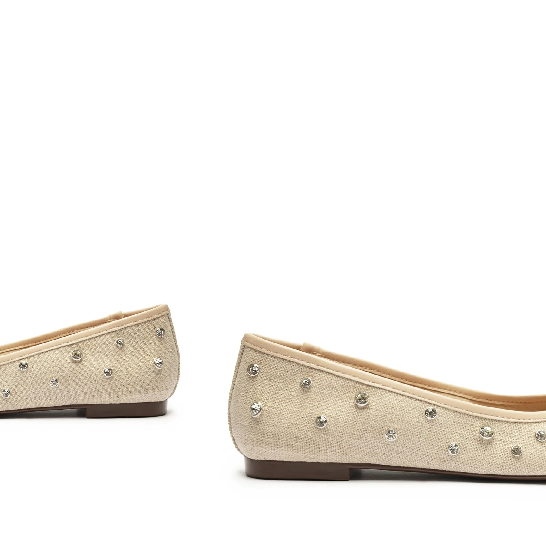 Arissa Shine Linen Flat