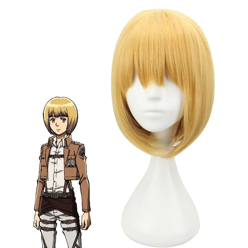 Attack on Titan Armin Arlelt Cosplay Wig