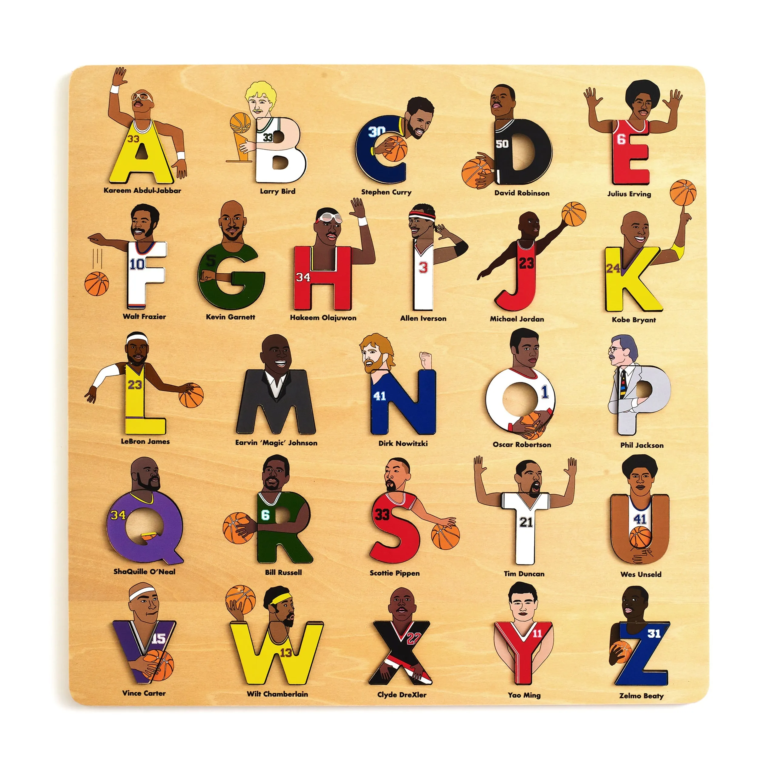 Basketball Legends Alphabet Set