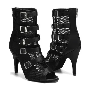 Black Dance Boots for Heels Dance Class Dance Booties Heels