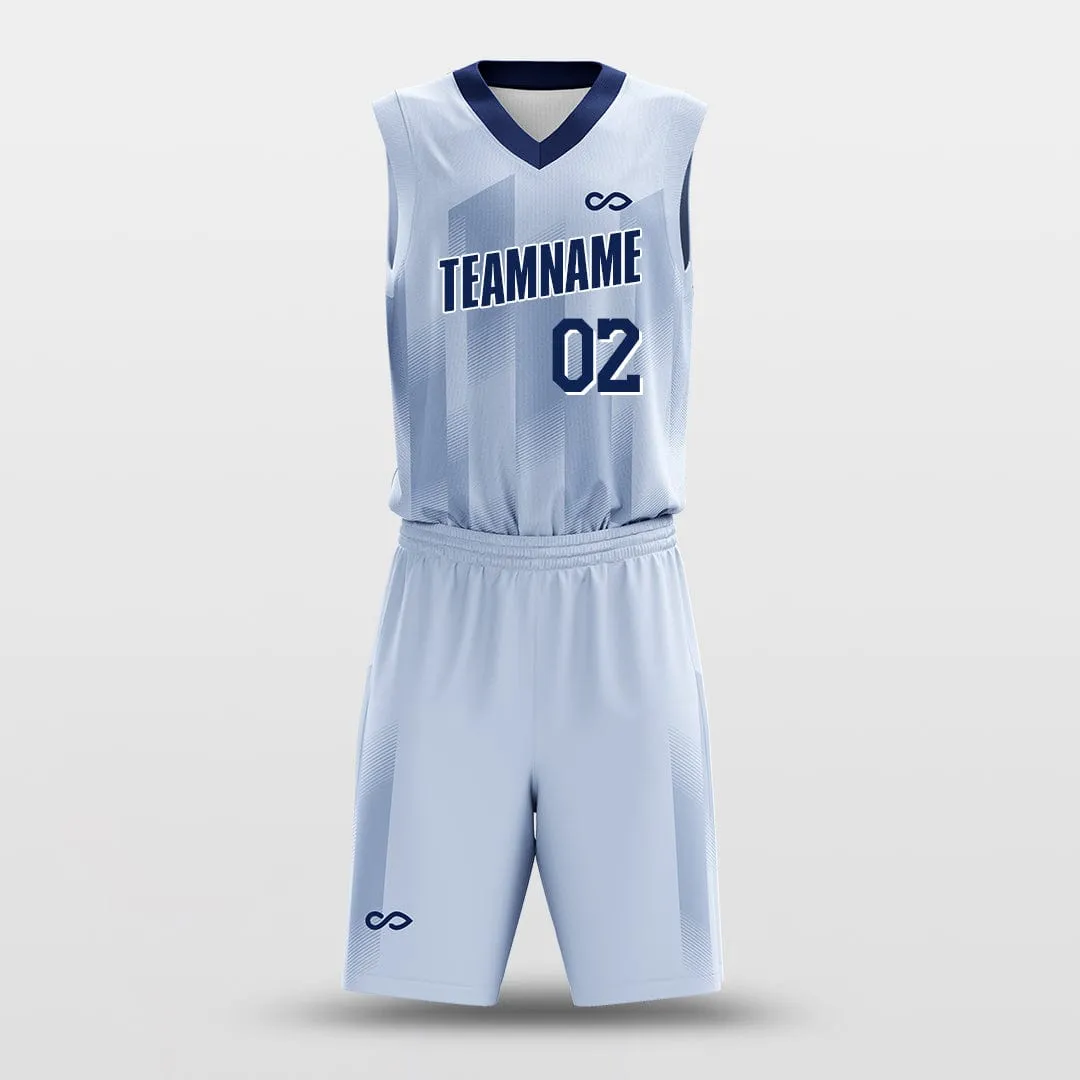 Blue Ladder - Customized Basketball Jersey Design Striped