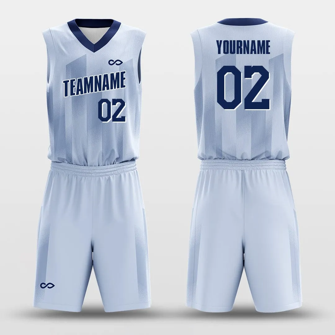 Blue Ladder - Customized Basketball Jersey Design Striped