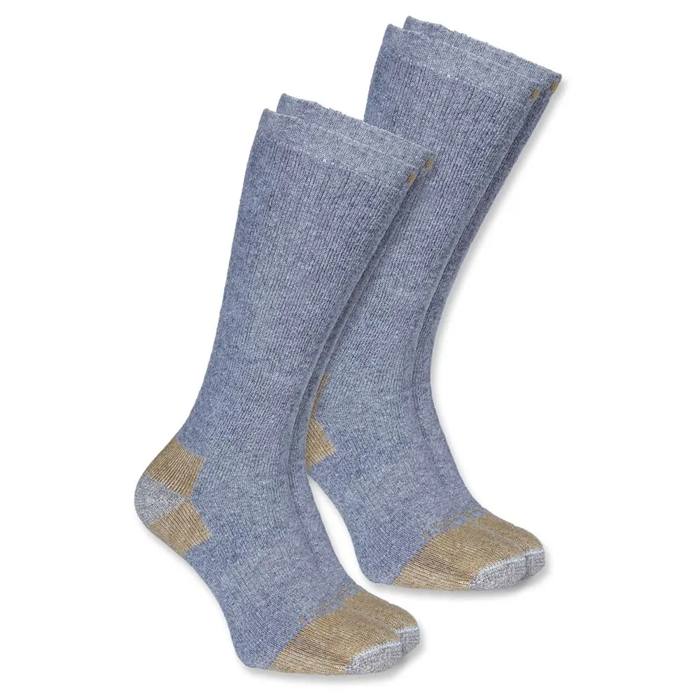 Carhartt&#x20;A555&#x20;Steel&#x20;Toe&#x20;Work&#x20;Boot&#x20;Sock&#x20;&#x28;2-pack&#x29;&#x20;-&#x20;Grey