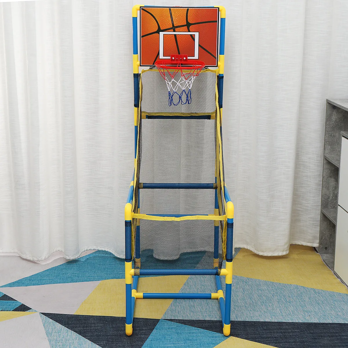 Children Lightweight Portable Easy Assemble Basketball Stand Adjustable