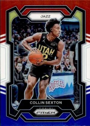 Colin Sexton, Red White Blue Prizm, 2023-24 Panini Prizm Basketball NBA