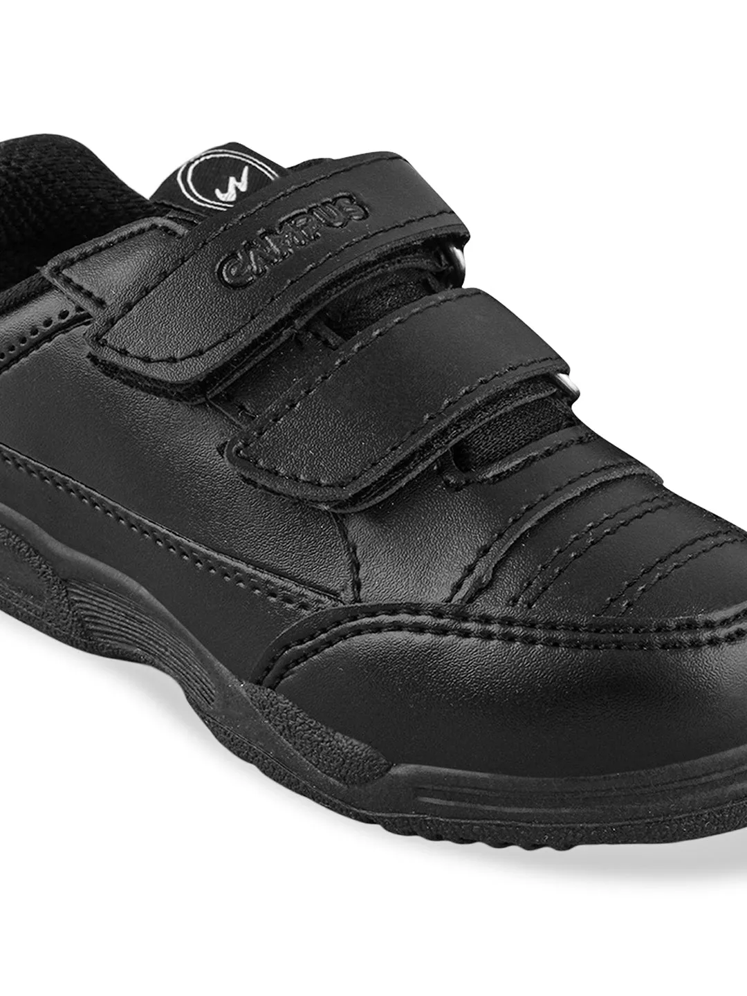 CS-1260VA Black Kid's School Shoes