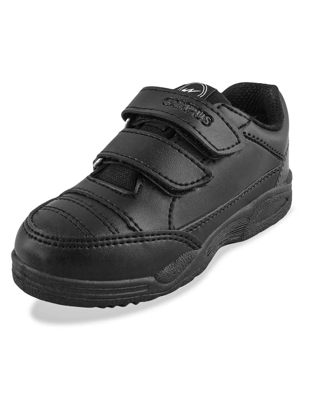 CS-1260VA Black Kid's School Shoes