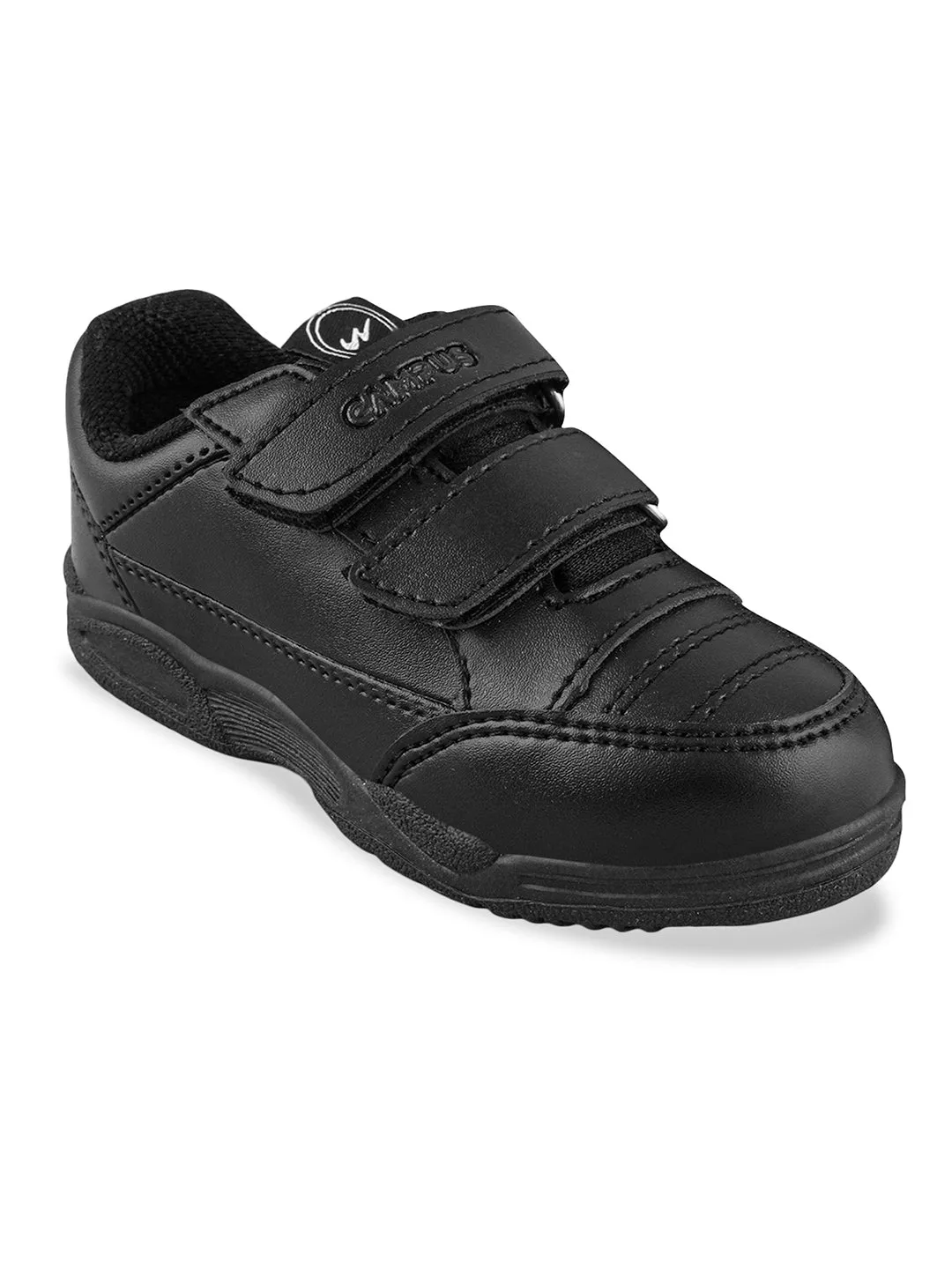 CS-1260VA Black Kid's School Shoes