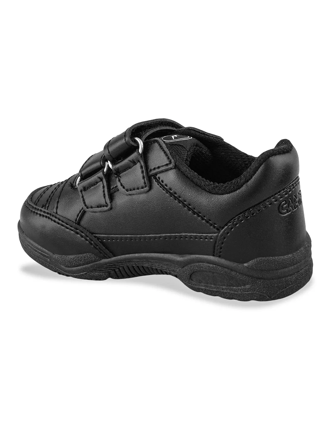 CS-1260VA Black Kid's School Shoes