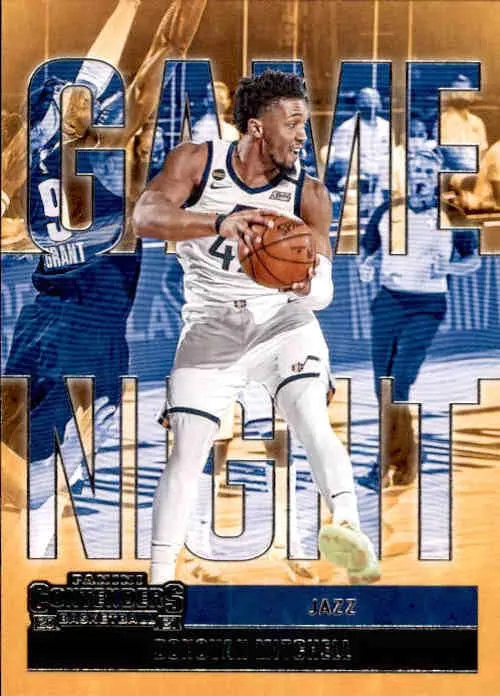 Donovan Mitchell, Game Night, 2020-21 Panini Contenders Basketball NBA