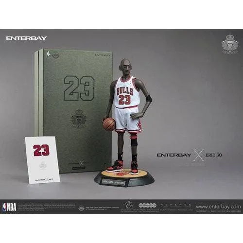 Enterbay x Eric So Michael Jordan Chicago Bulls Home Jersey 1:6 Scale Action Figure