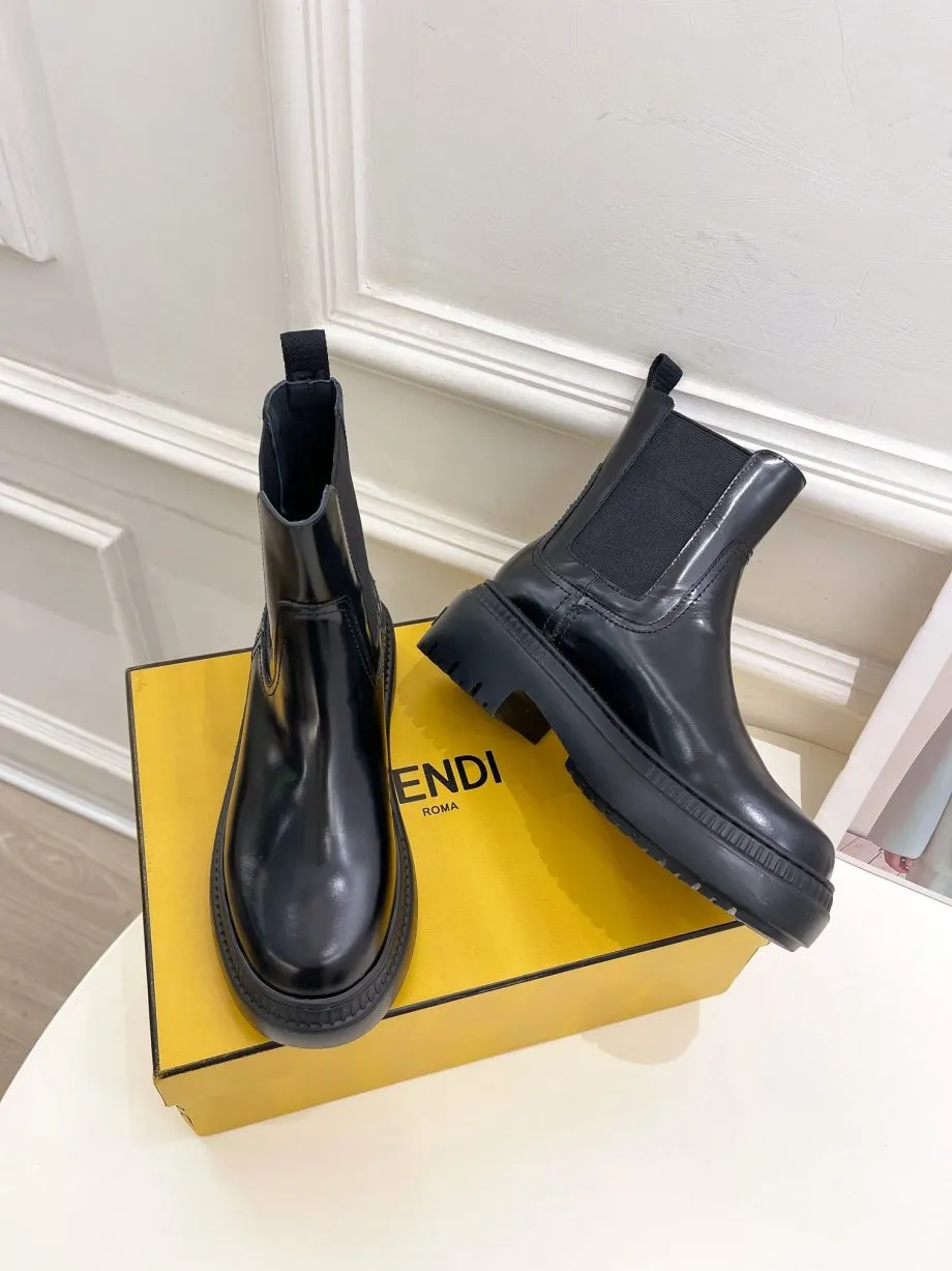 FD Feni Force Chelsea Boots Black For Women 8T8187AD7QF0ABB