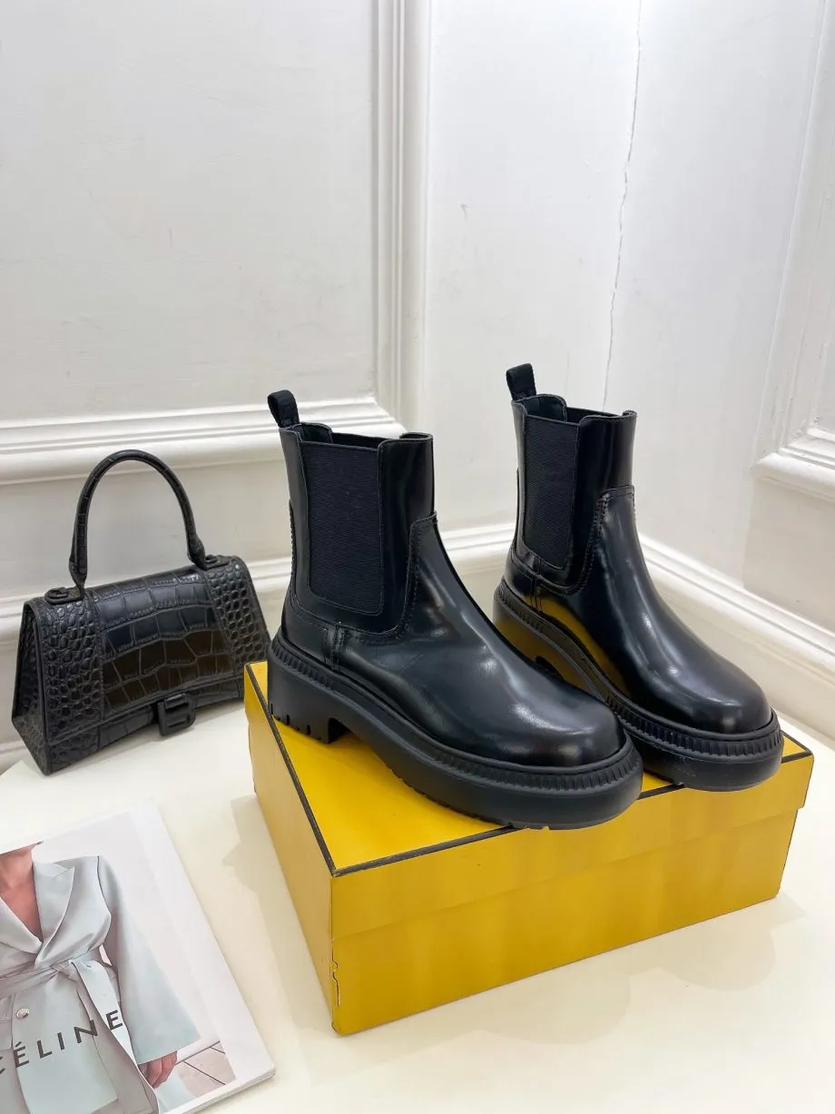 FD Feni Force Chelsea Boots Black For Women 8T8187AD7QF0ABB