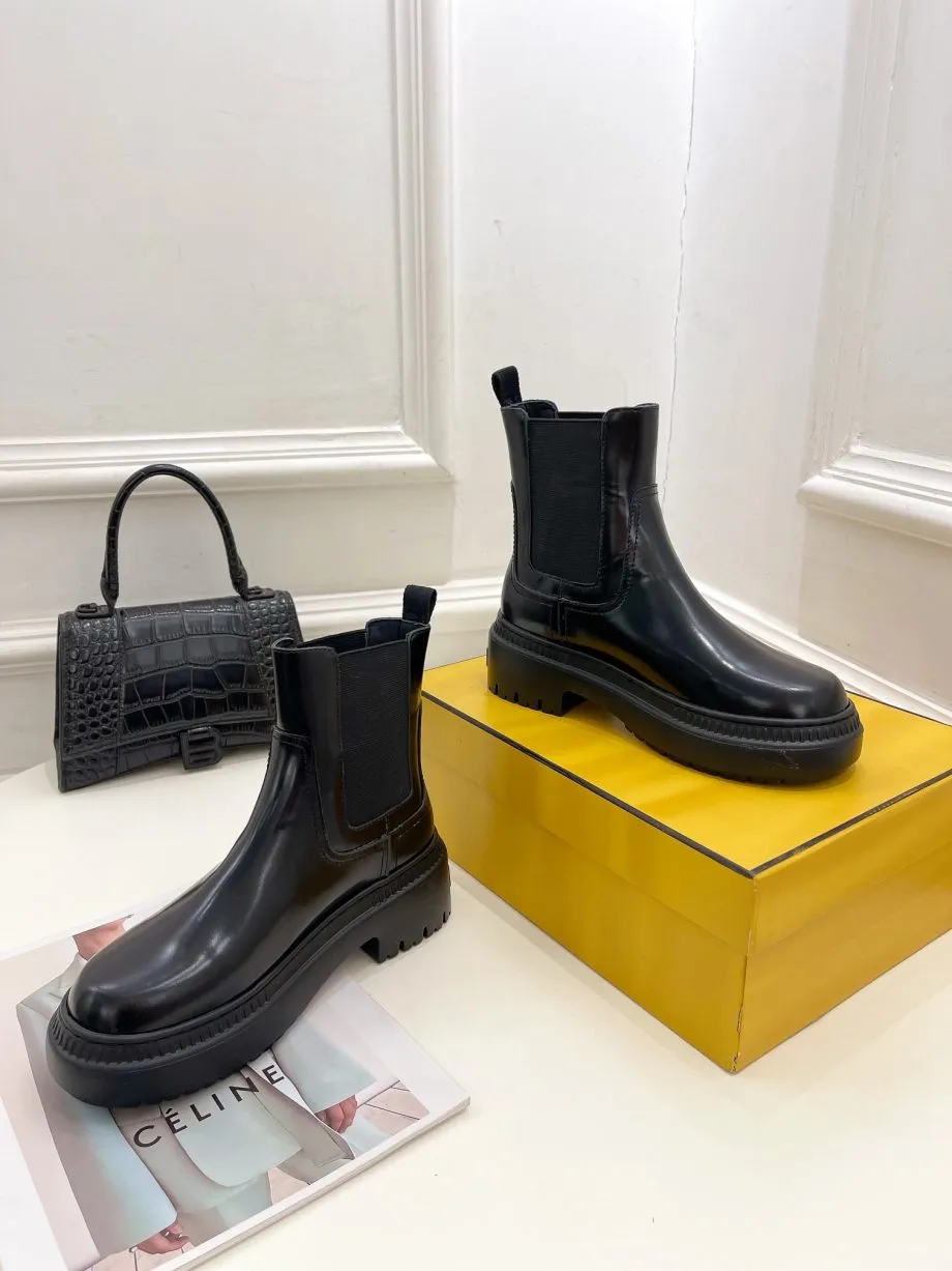 FD Feni Force Chelsea Boots Black For Women 8T8187AD7QF0ABB