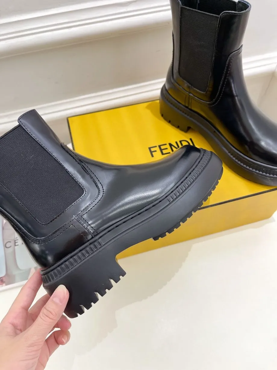 FD Feni Force Chelsea Boots Black For Women 8T8187AD7QF0ABB