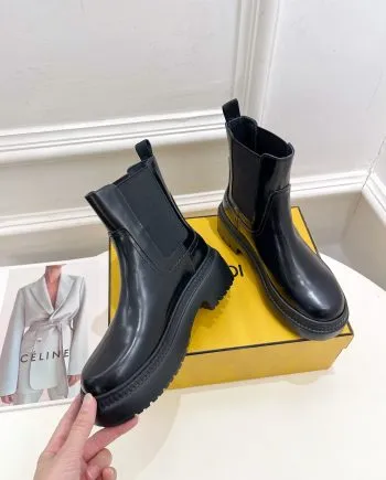 FD Feni Force Chelsea Boots Black For Women 8T8187AD7QF0ABB