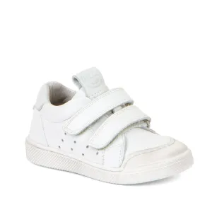 Froddo Boy's and Girl's Rosario  Casual Shoes with Hoop and Loop Closure - White