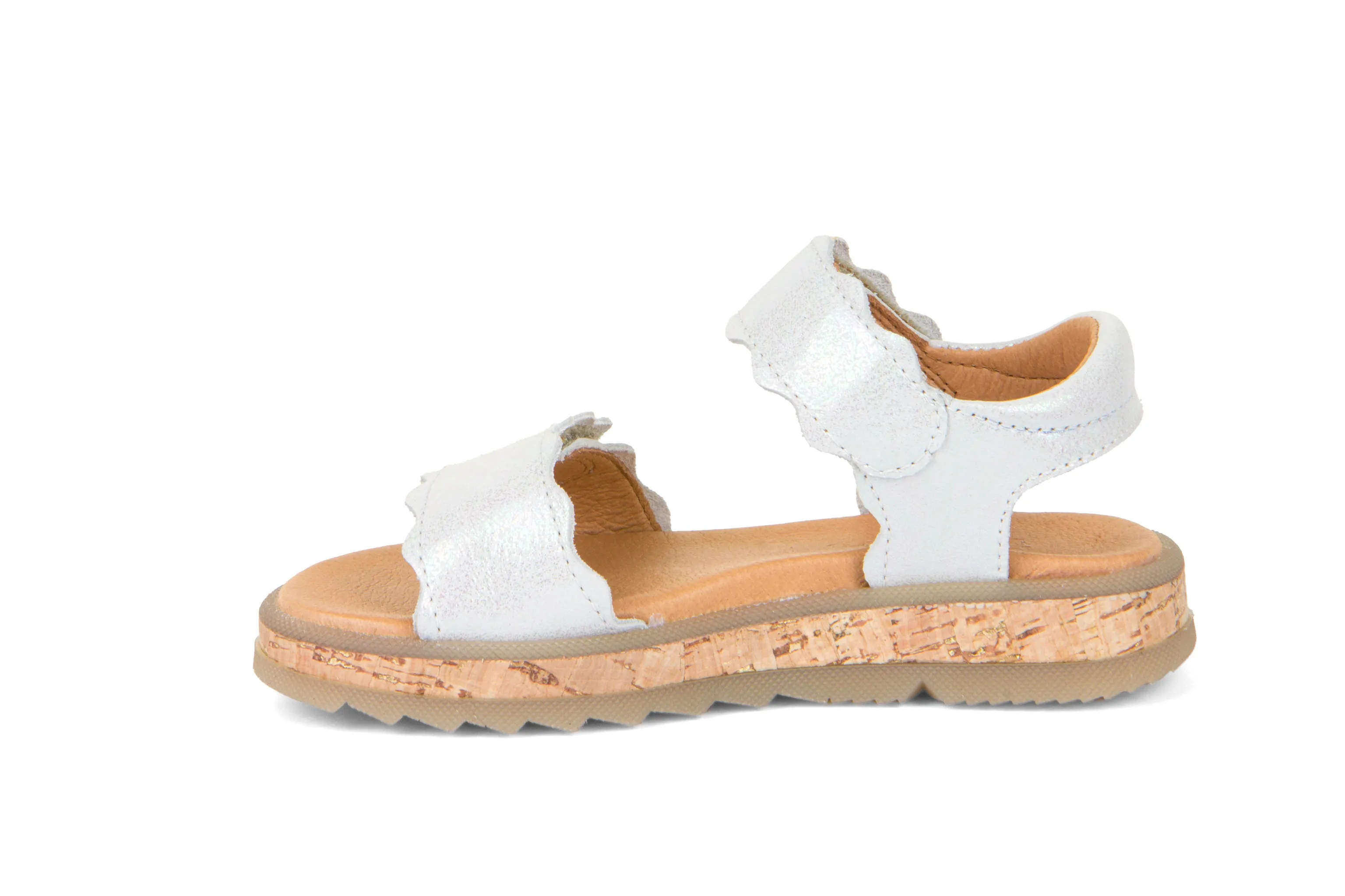 Froddo Girl's Alana Sandals - White Shine