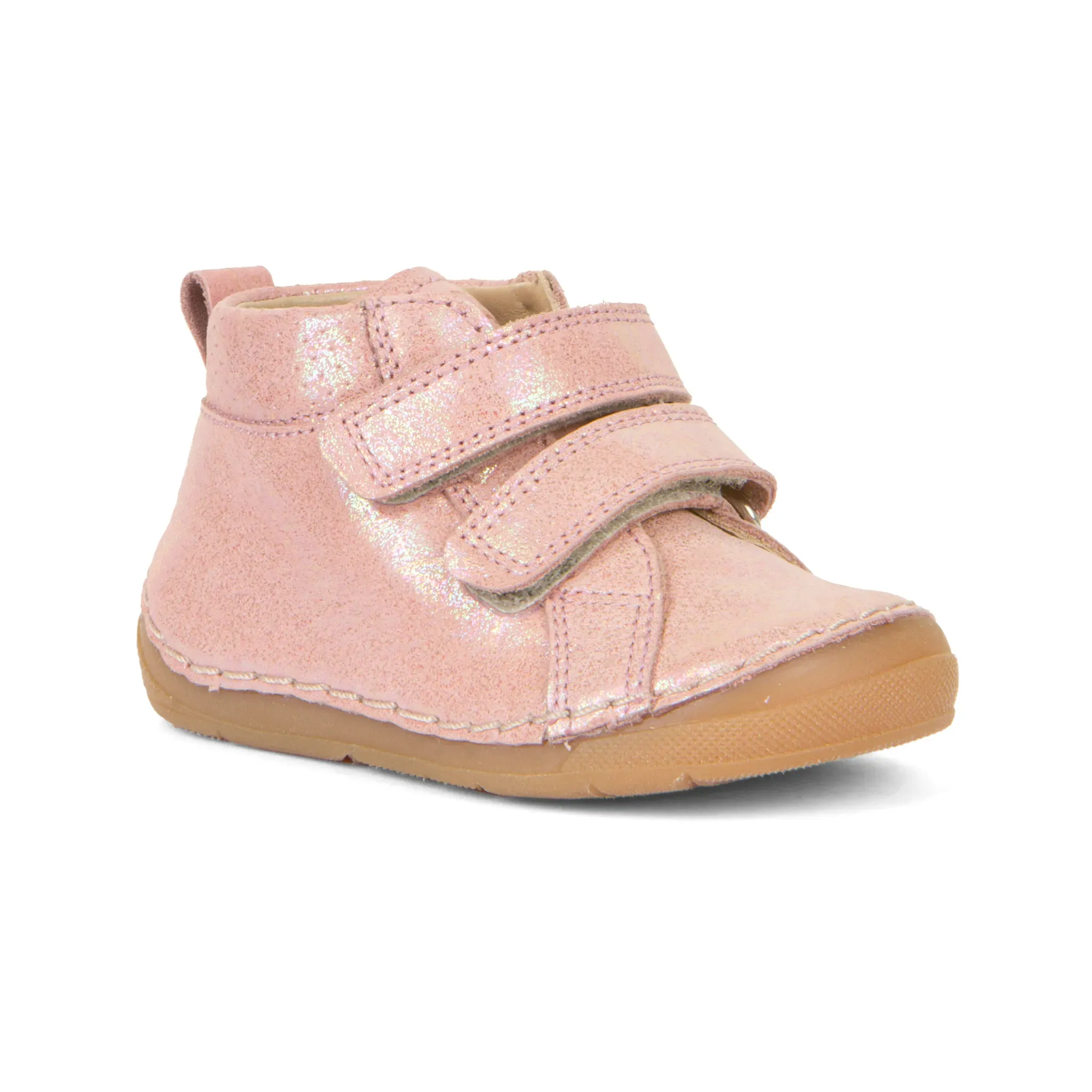 Froddo Girl's Paix  Casual Shoes with Hoop and Loop Closure - Pink Shine