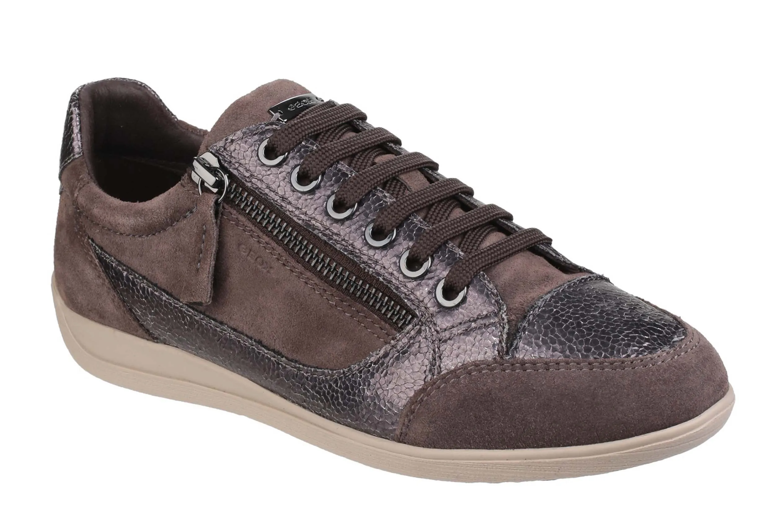 Geox Myria Womens Lace Up Casual Trainer