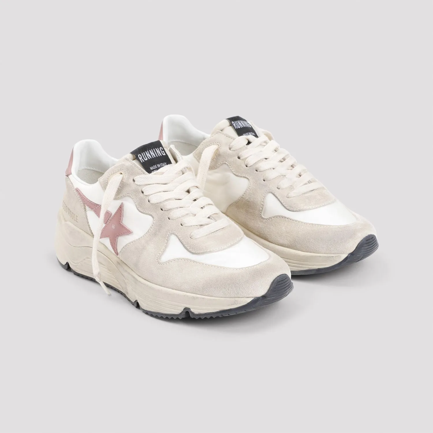 GOLDEN GOOSE Chic City Runner Sneakers with Suede Accents