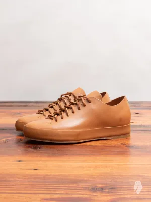 Hand Sewn Low-Top Sneaker in Tan