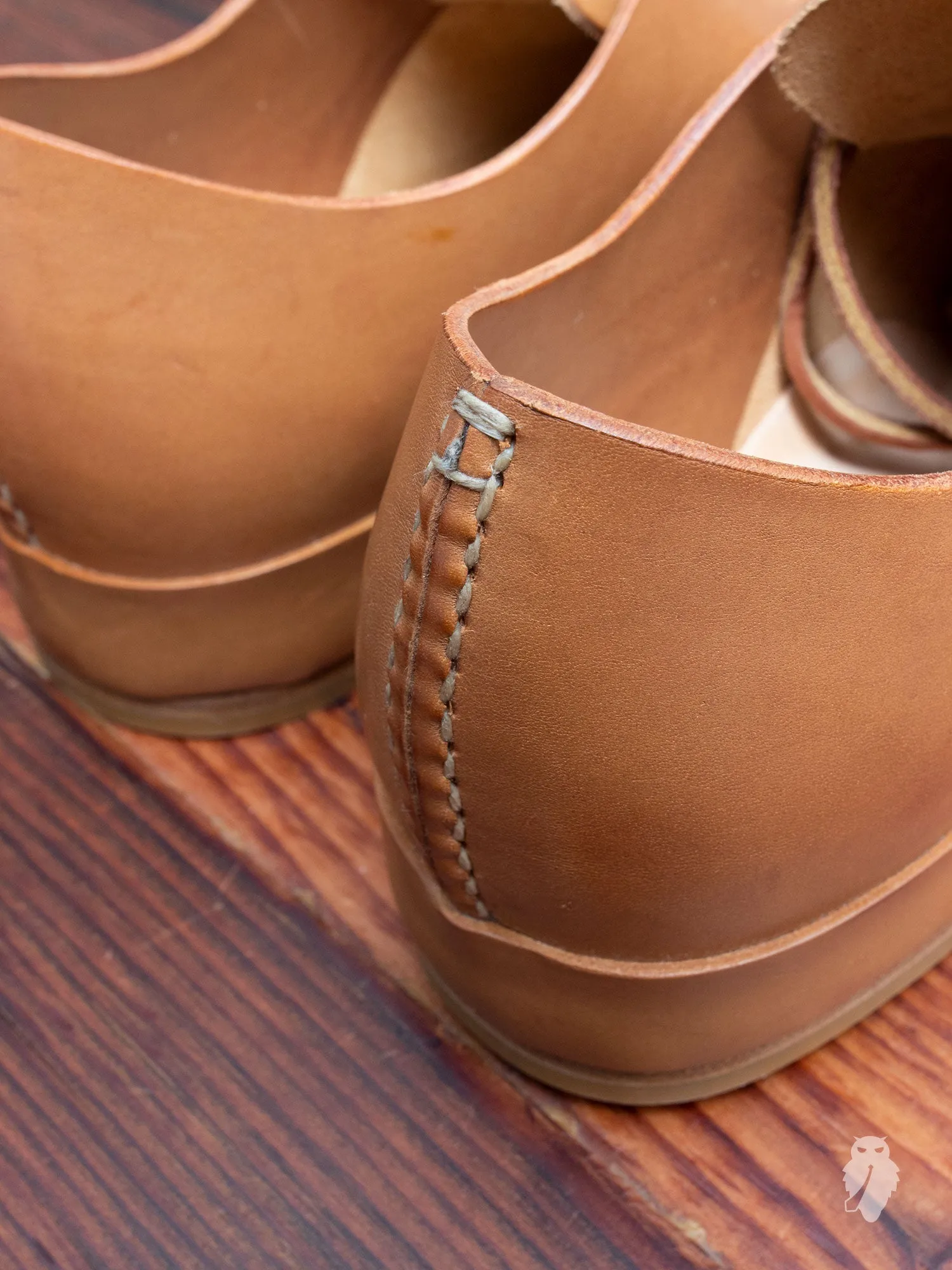 Hand Sewn Low-Top Sneaker in Tan