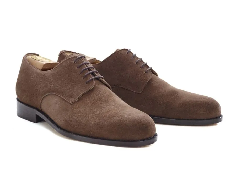 Havana suede Derby Shoes - Leather outsole - DOVER