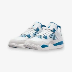 Jordan 4 Retro (PS) Off White Military Blue BQ7669-141