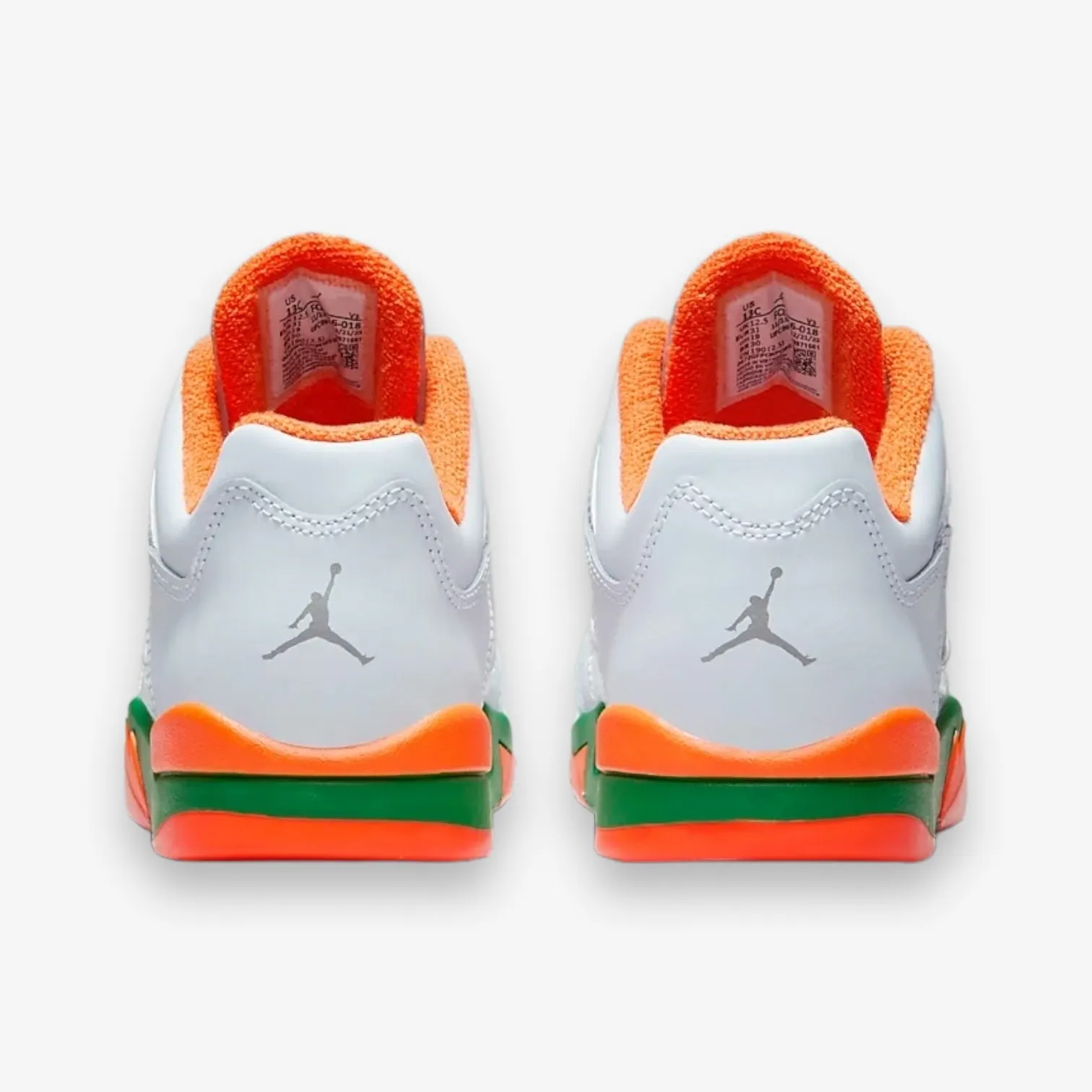 Jordan 5 Retro Low (PS) Football Grey Brilliant Orange FQ1316-018