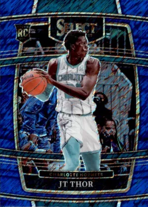 JT Thor, RC, Concourse Shimmer Prizm, 2021-22 Panini Select Basketball NBA