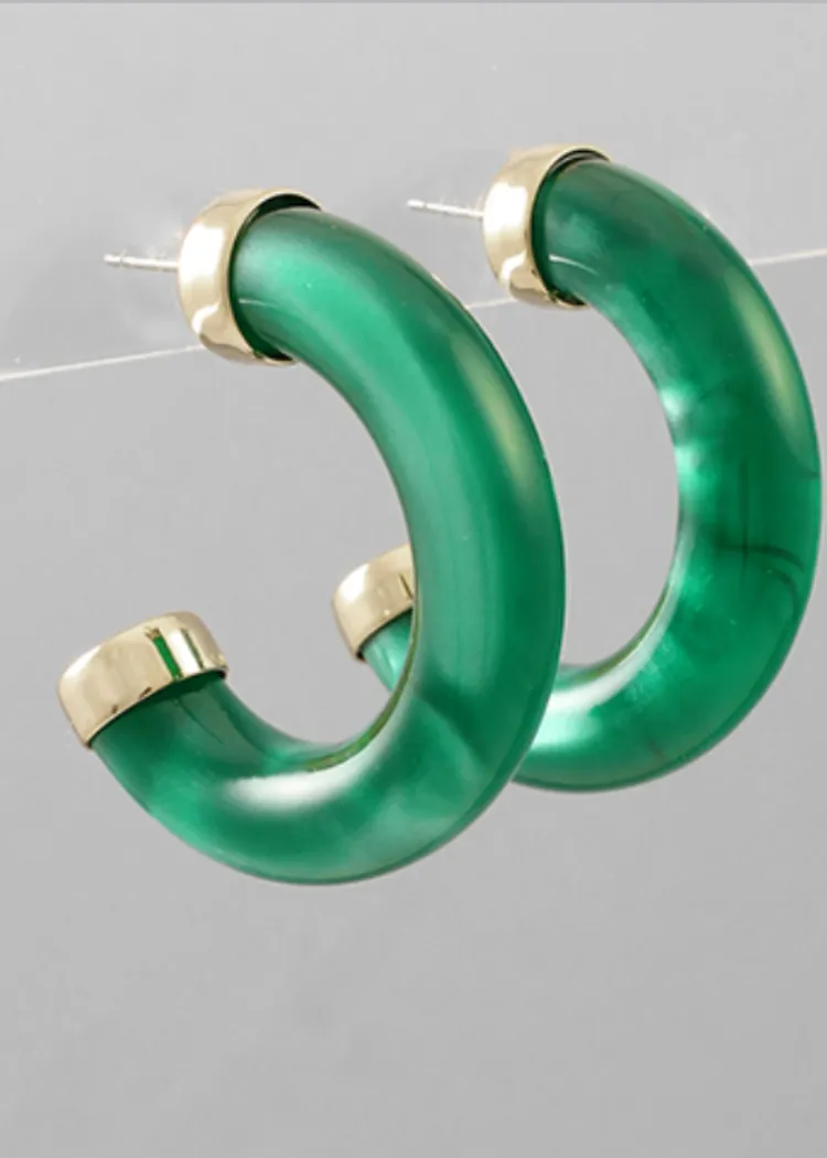 Kapena Capped Hoops-Green