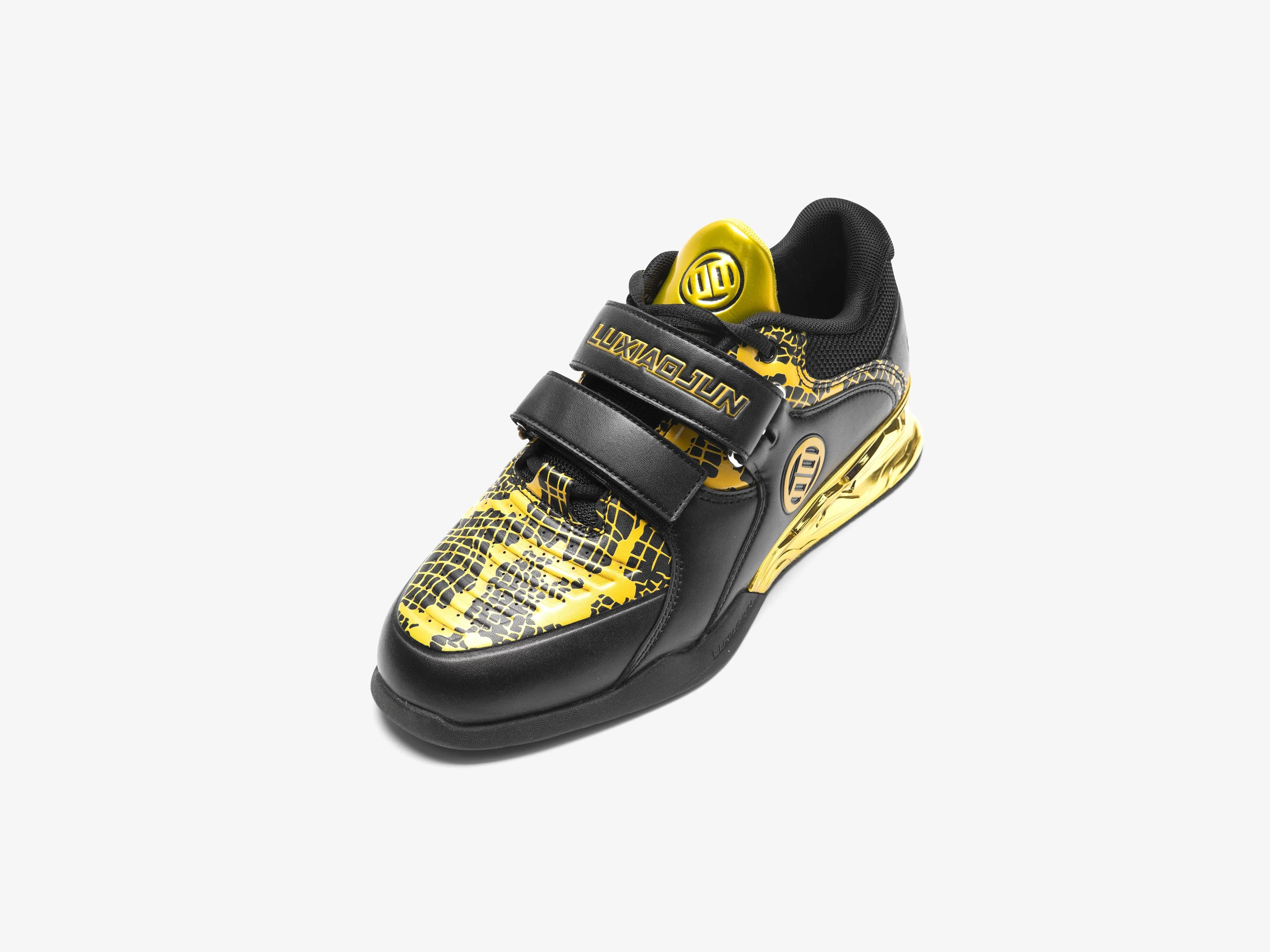 LUXIAOJUN PowerPro I Weightlifting Shoes The Limited Snake Edition (Black Gold)