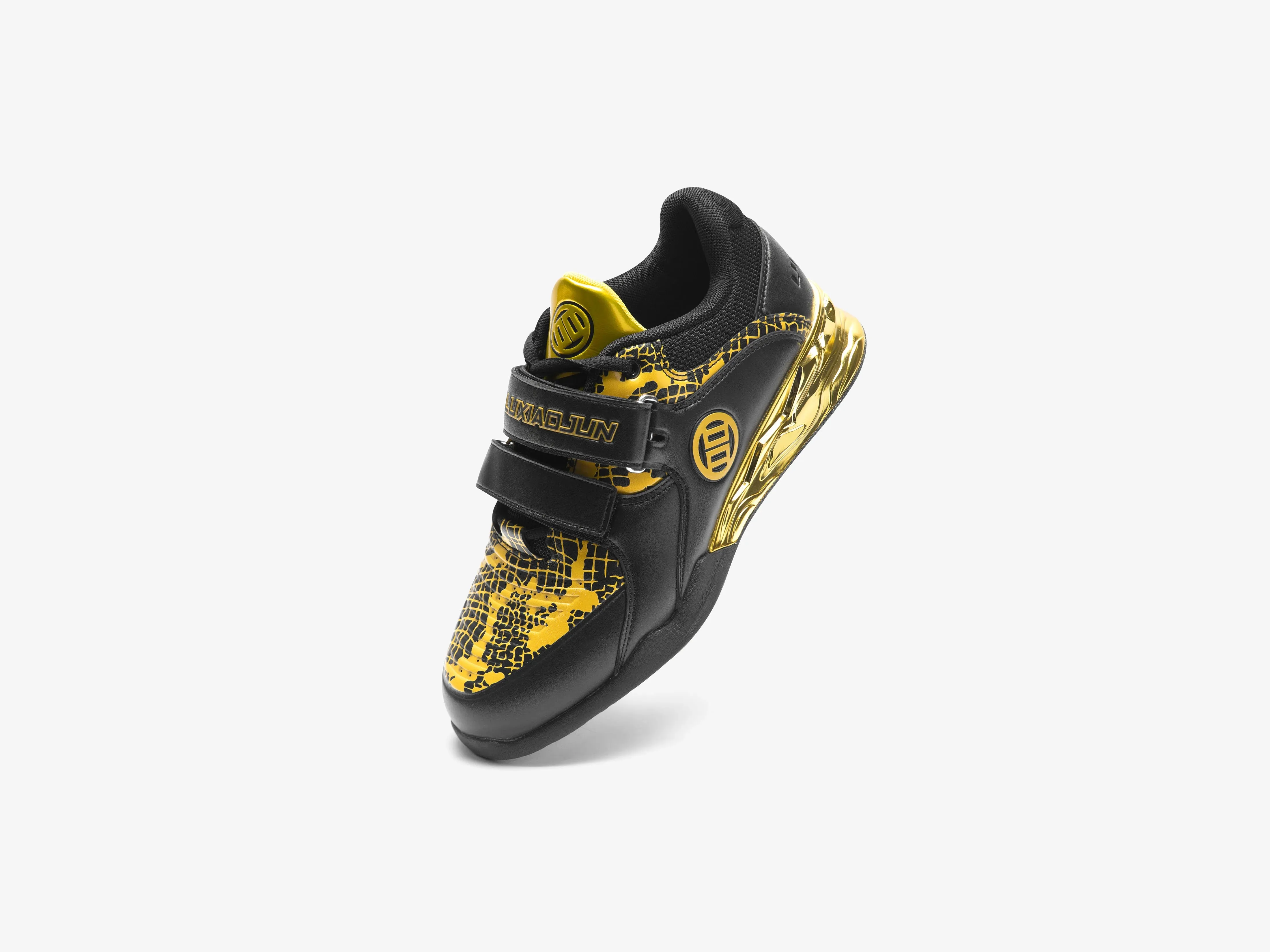 LUXIAOJUN PowerPro I Weightlifting Shoes The Limited Snake Edition (Black Gold)