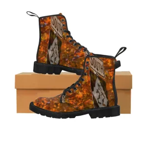 M22 Impressionist Women's Canvas Art Boots