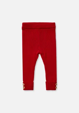 Miann & Co Kids - Texture Rib Legging - Raspberry