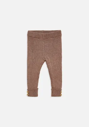 Miann & Co Kids - Texture Rib Legging - Taupe