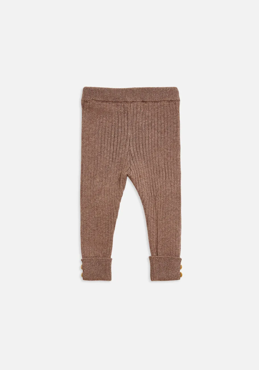 Miann & Co Kids - Texture Rib Legging - Taupe