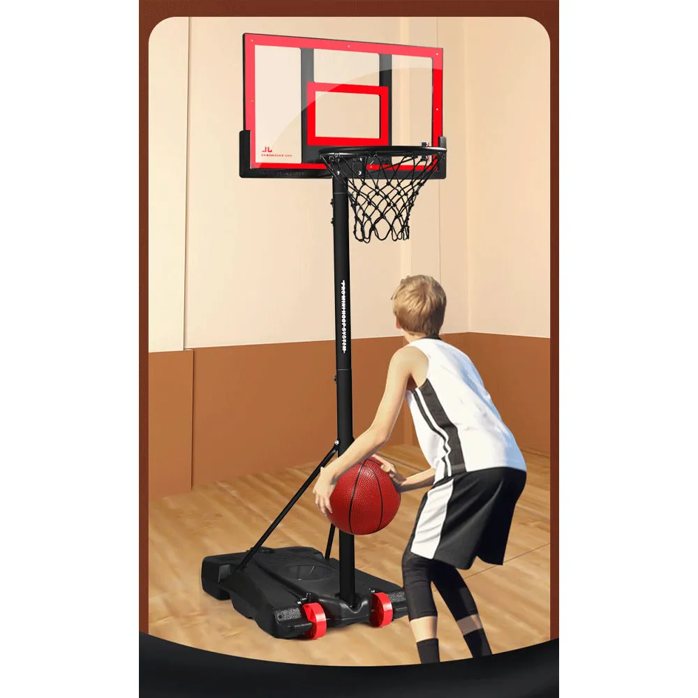 (Net) Adjustable Kids' Basketball Hoop Set - Portable Outdoor Game Toy